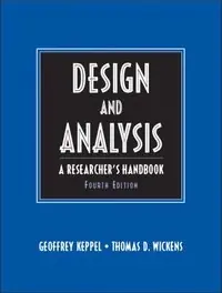 Design and analysis : a researcher's handbook